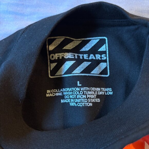 Denim Tears x Offset Set It Off #1 T-shirt Black - Picture 4 of 4